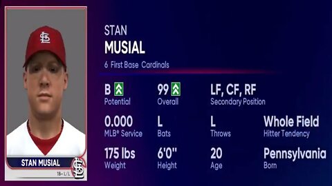 How To Create Stan Musial MLB The Show 22