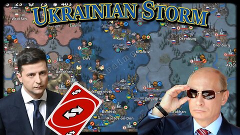 Ukraine Storm Uno Reverse Card
