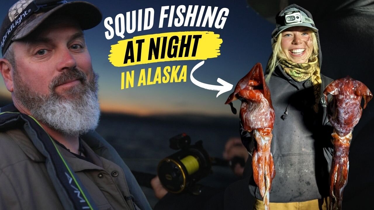 Squid Fishing With Jim Kinsey @ Advanture Hunter TV {Catch & Clean}