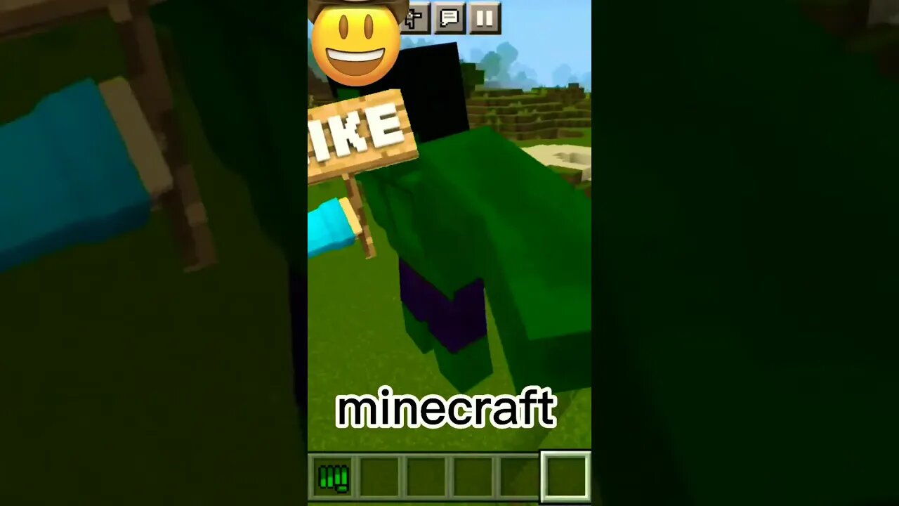 VIREI INCRÍVEL HULK NO MINECRAFT VOCÊ NUNCA VIO ISSO 😱😱😱😱😱🤯🤯🤯#shorts #minecraft #marvel #fypシ