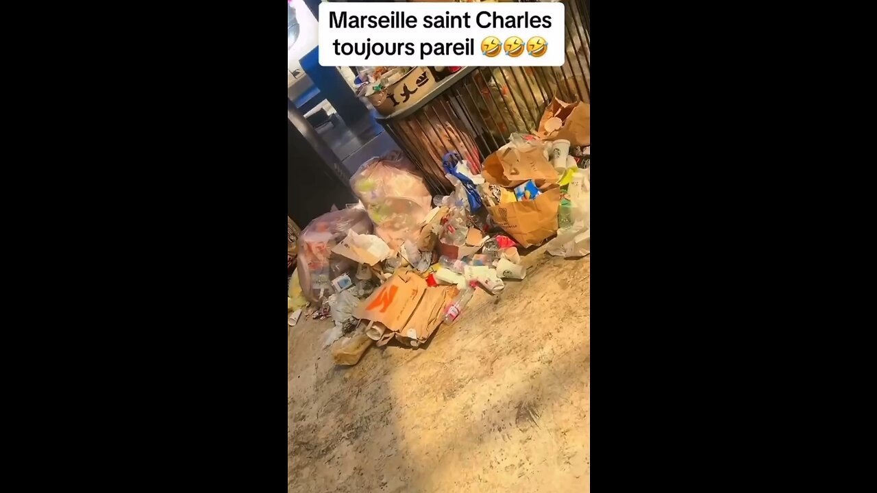 Marseille train station in France has seen better days