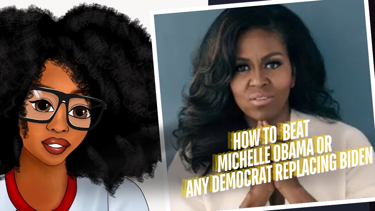 How Trump Can Beat Michelle O #michelleobama Or Other Replacement in 2024 #donaldtrump #joebiden