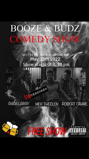 May 13, Cheers Pub, Red Deer, 7pm