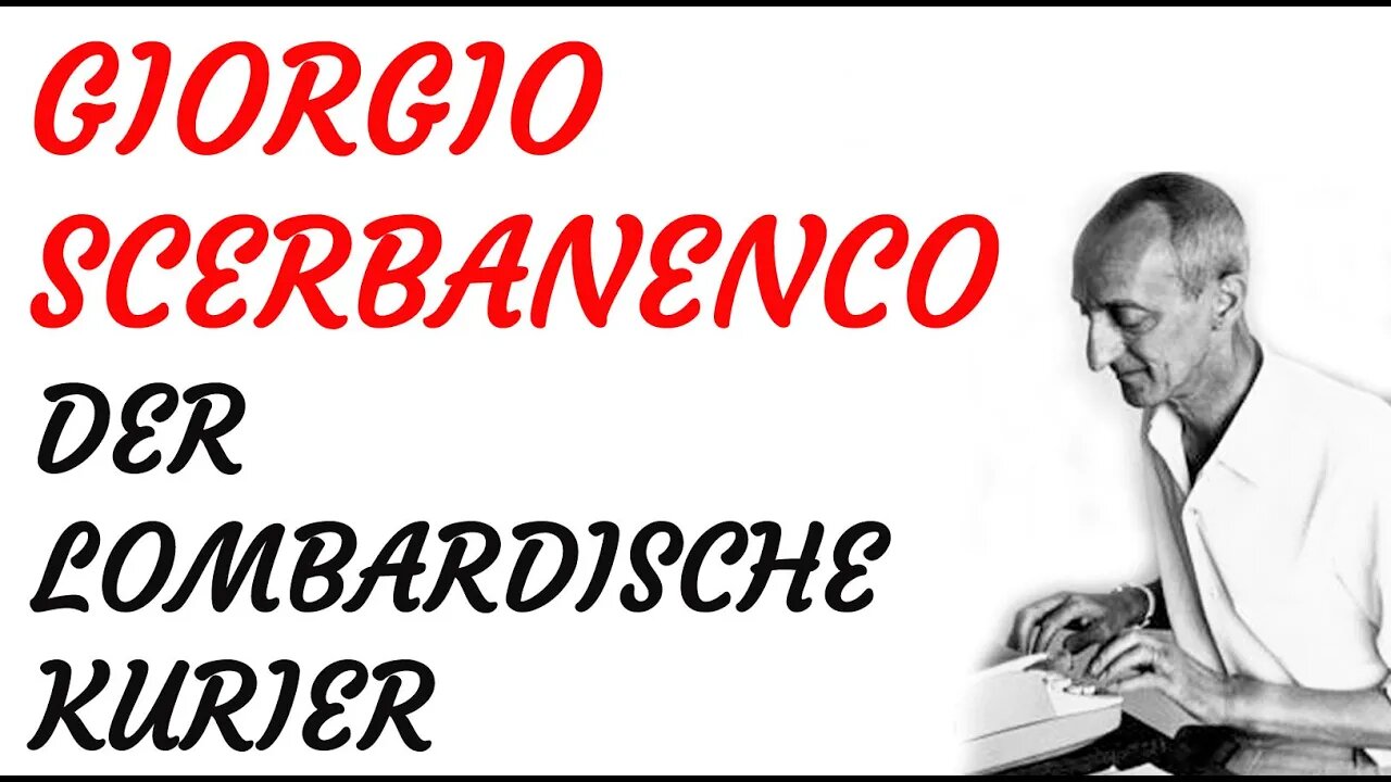 KRIMI Hörspiel - Giorgio Scerbanenco - DER LOMBARDISCHE KURIER