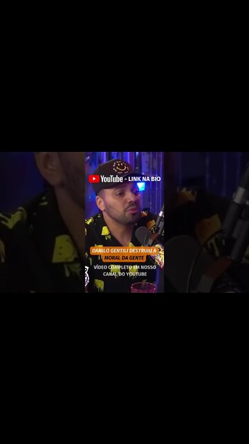 Treta no Programa do Danilo Gentili (vídeo completo no nosso canal) #shorts #tirullipa #thenoite
