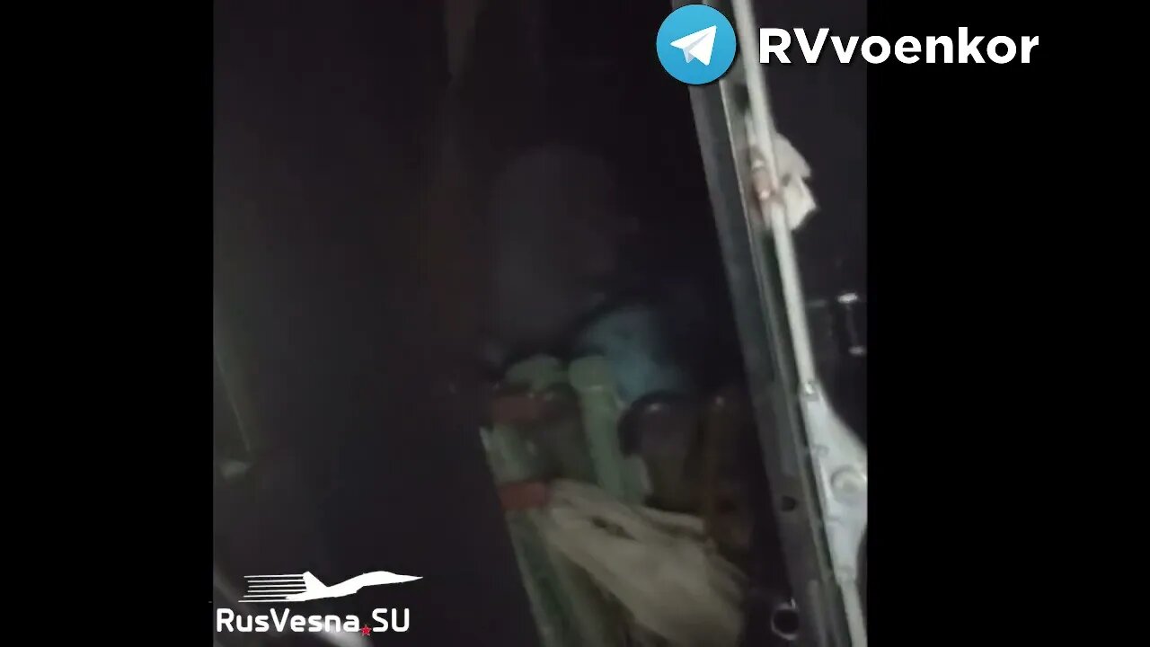 Russian Forces Advancing Came Across A Group Of Ukranainans In An Armored Ford Transit