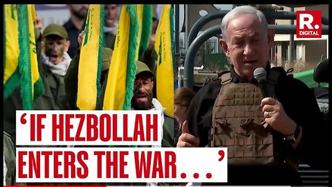 Israeli Prime Minister Benjamin Netanyahu Meets Soldiers, Warns Hezbollah Against Joining The War