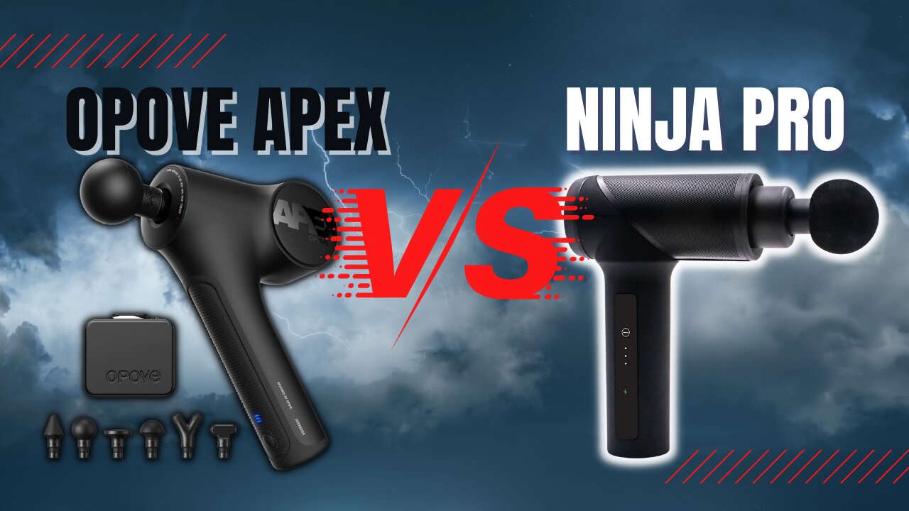 OPOVE Apex Vs Ninja PRO | Percussion Massager Head to Head Battle Best Bench