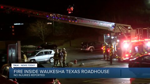 Texas Roadhouse in Waukesha catches fire