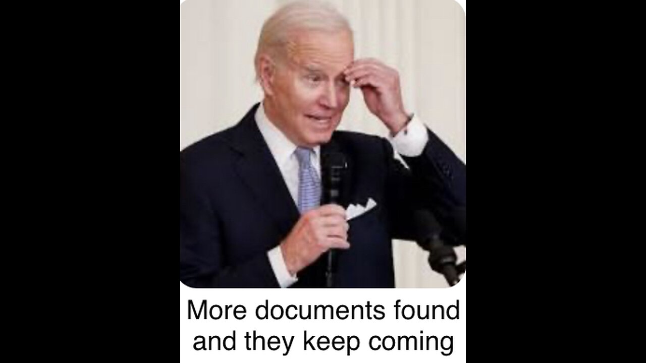 So how far back does it go that Joe accidentally obtained classified documents?