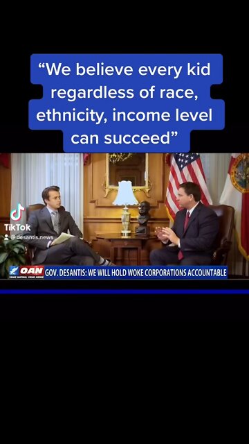 DeSantis: “We believe every kid regardless of race, ethnicity, income level can succeed”