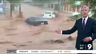 Monsoon flooding in Southern Arizona