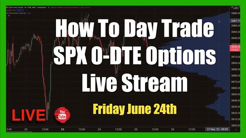 How To Day Trade SPX 0DTE Options - Live Stream