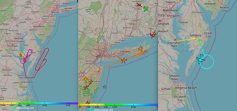 UNUSUAL MILITARY PLANE ACTIVITY-USA COASTLINE? CREDIBLE THREAT? LASERS TO UKRAINE?*NUKES ON MOVE*