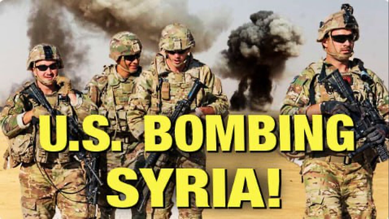 U.S. Now Bombing The Sh*t Out Of Syria! w/ Richard Medhurst