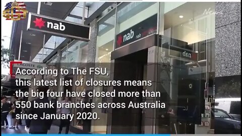 Meanwhile Australian Banks have quietly closed 550 branches since 2020.