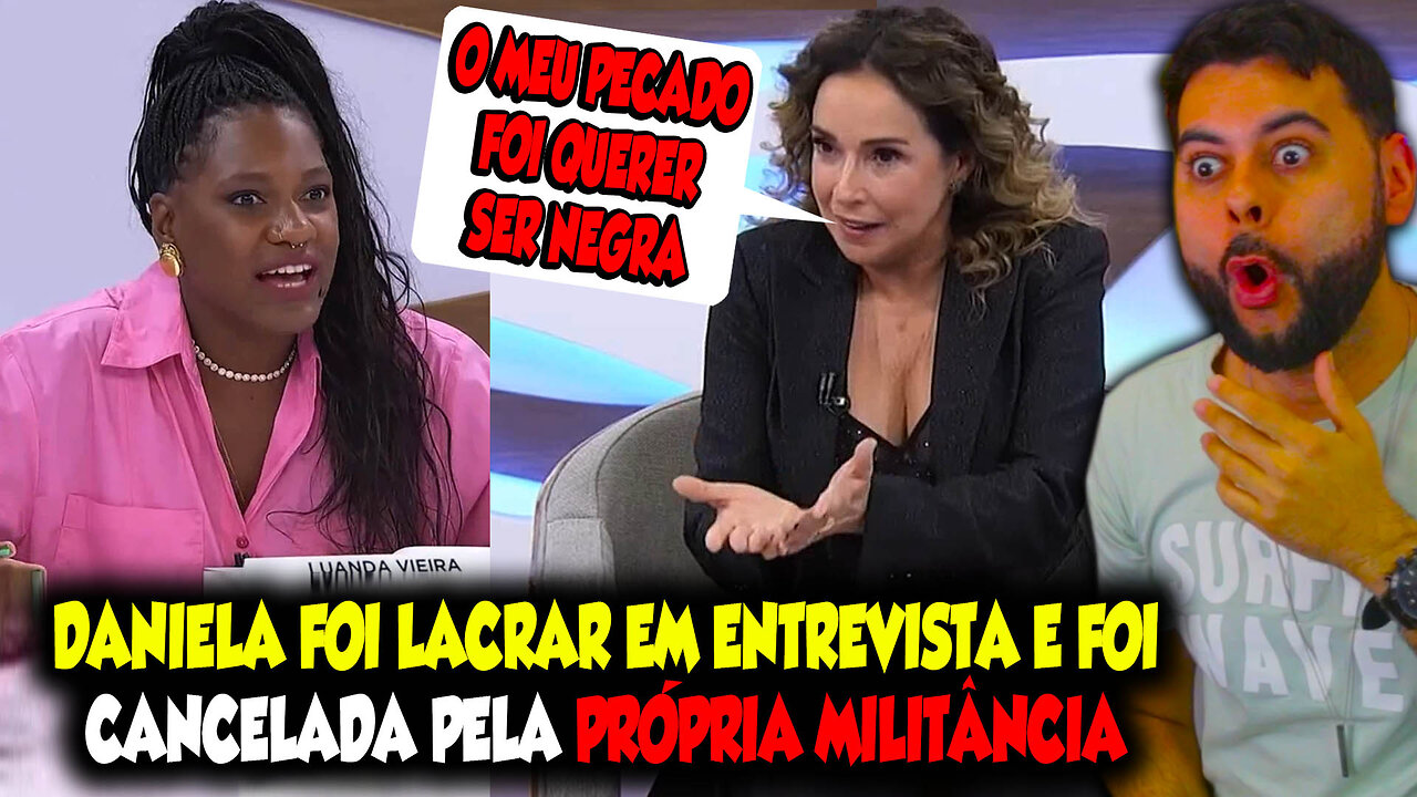 DANIELA MERCURY FOI LACRAR EM ENTREVISTA E ACABOU SENDO CANCELADA PELA PRÓPRIA MILITÂNCIA KKKKKK