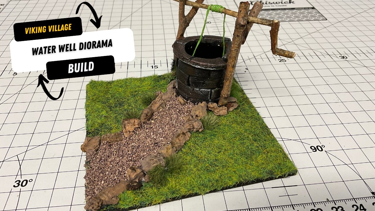 Viking Village Water Well Diorama build #craft #thearmypainter #diorama