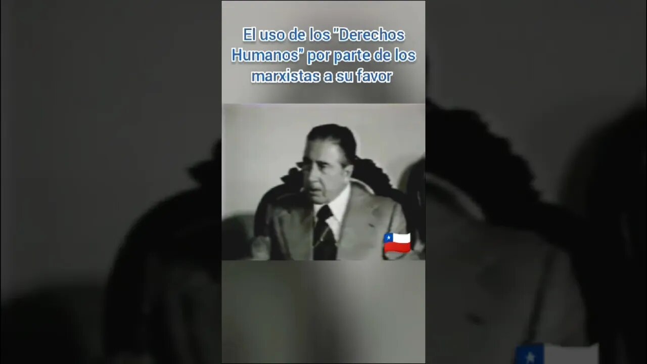 PINOCHET ESTADISTA HABLA DE LOS DDHH INVENTÓ MARXISTA. CASO LETELIER ORDENÓ ENTREGA DE TOWNLEY A USA