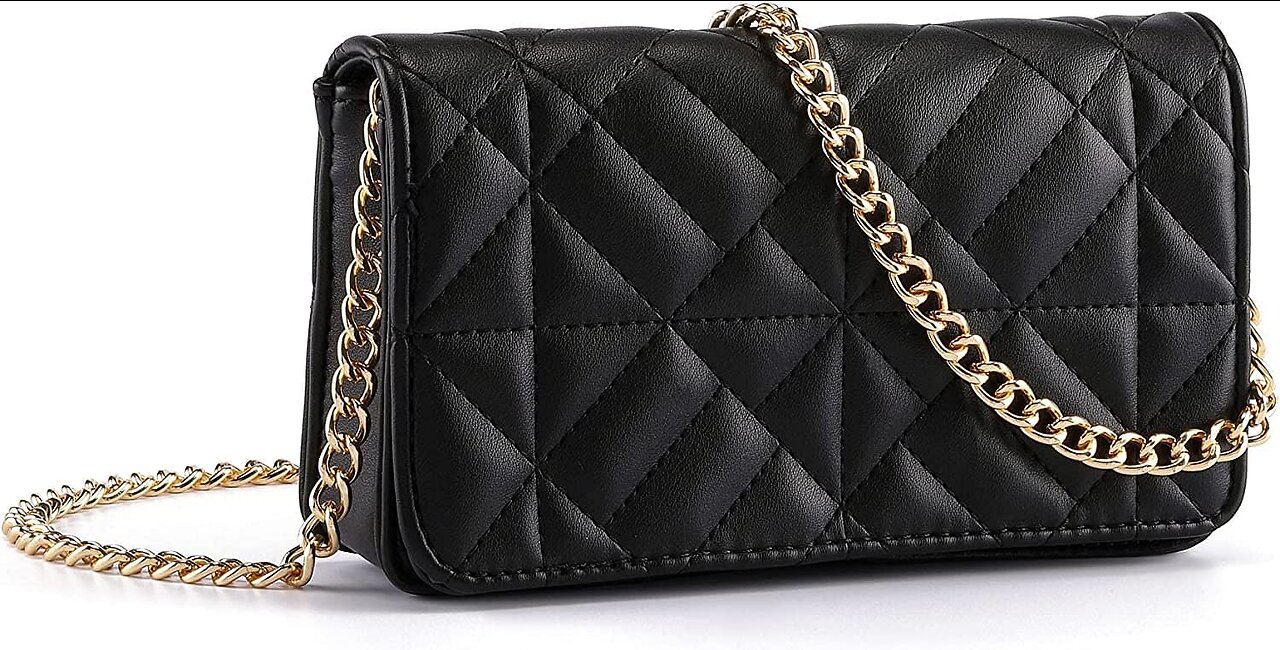 CHIC DIARY Small Crossbody Bags for Women Round Quilted Purse with Tassel Faxu Leather Shoulder...