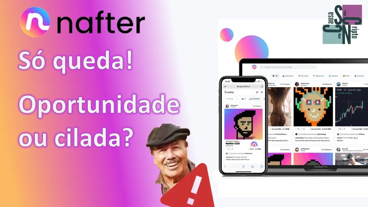 Por que Nafter não para de cair? Ainda tem futuro? Oportunidade ou perigo? [Rede Social NFT]