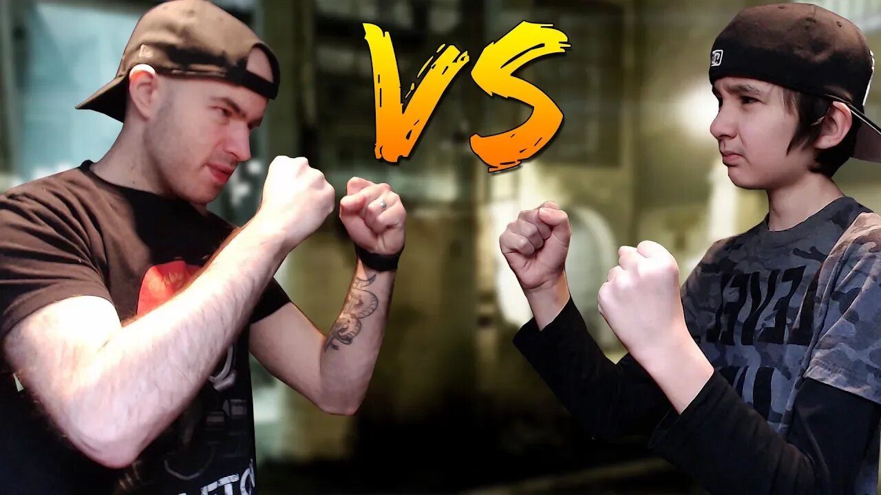 My son CHALLENGED me to a 1v1!