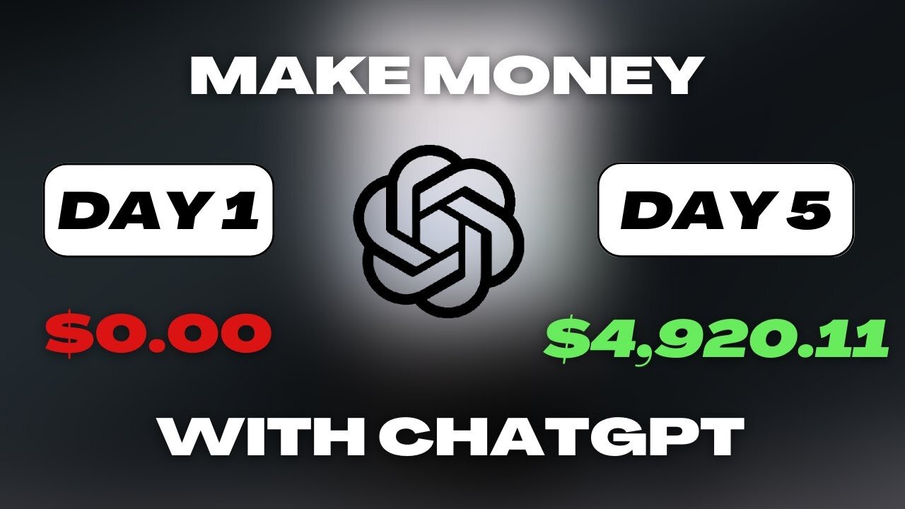 How to make money with chatgpt