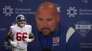 Shane Lemieux Practiced for the Giants Today