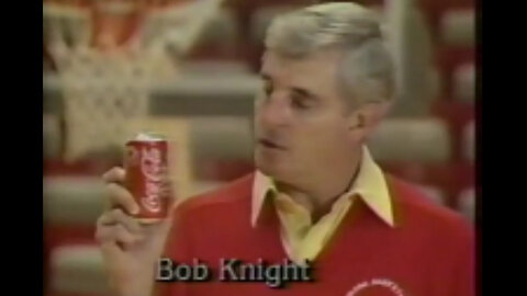 January 1989 - IU's Bob Knight, Purdue's Gene Keady & Notre Dame's Digger Phelps Cola Ad