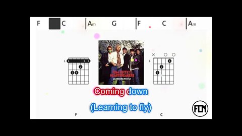 Tom Petty - Learning to fly - (Chords & Lyrics like a Karaoke)