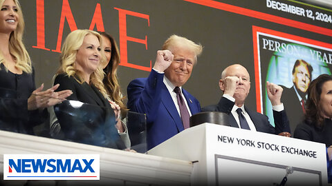 Trump rings opening bell at NYSE