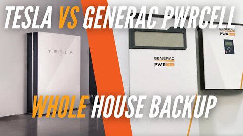 Tesla Powerwall II+ VS Generac PWRCell for Whole House Backup