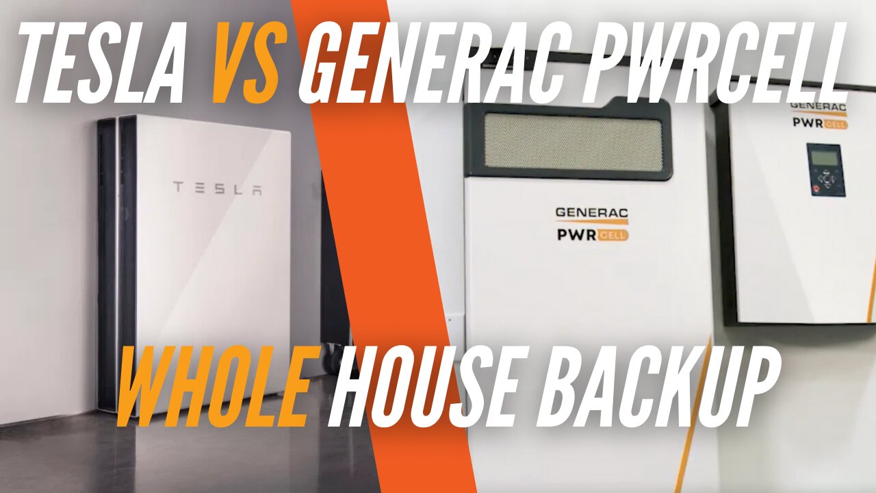 Tesla Powerwall II+ VS Generac PWRCell for Whole House Backup