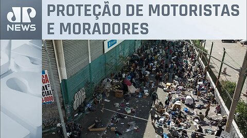 Trecho da Cracolândia, em SP, será isolado com gradil durante a noite