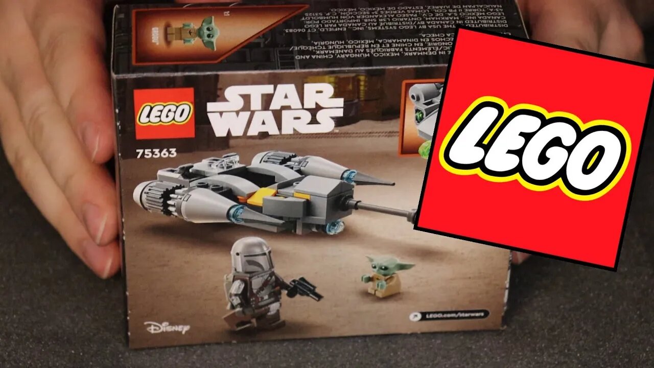 LEGO Star Wars the Mandalorian n 1 starfighter microfighter full toy build