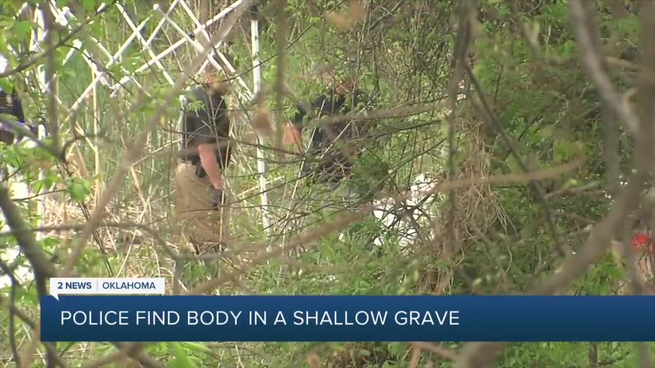 Police find body in shallow grave in east Tulsa