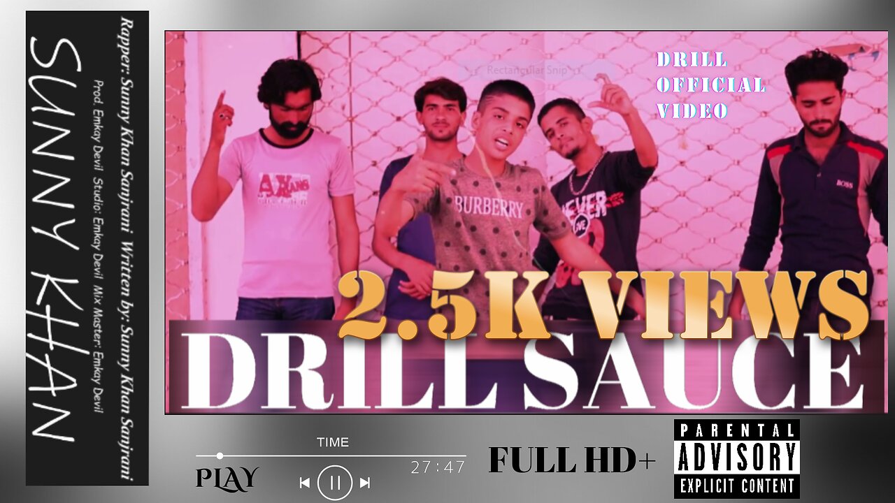 DRILL SAUCE SUNNY KHAN SANJRANI (OFFICIAL VIDEO) 2021