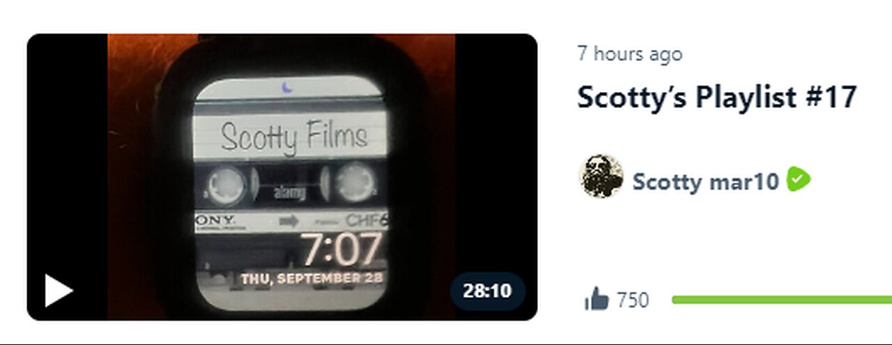 Scotty’s Playlist #17