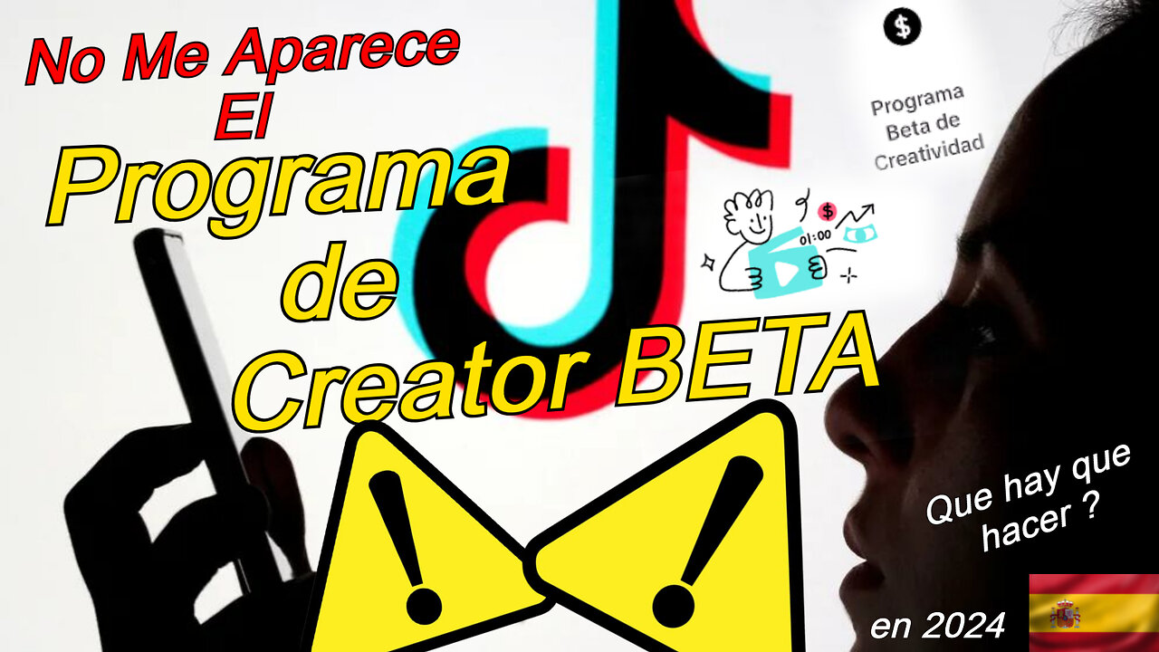 No Me Aparece El Programa de Creator BETA en TikTok 2024 España