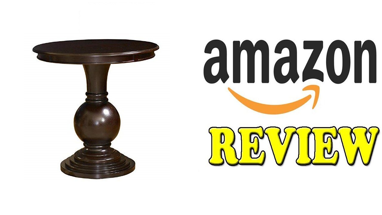 Powell Espresso Round Accent Table Review