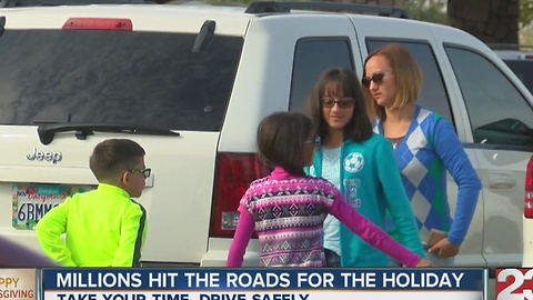 Millions hit the roads for the holiday