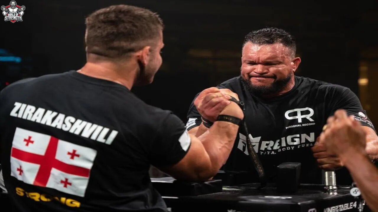 The Georgian Armwrestling Monster Irakli Zirakashvili