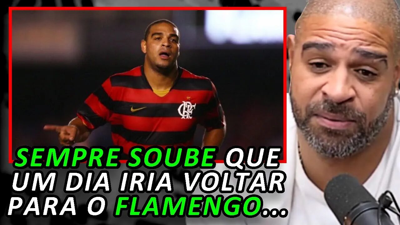 ADRIANO IMPERADOR sobre jogar no FLAMENGO (ADRIANO IMPERADOR - Podpah #438) FlowPah Cortes