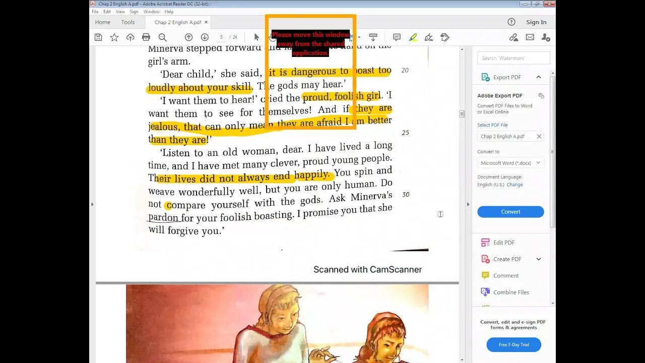 English A Class 5 14 4 2021