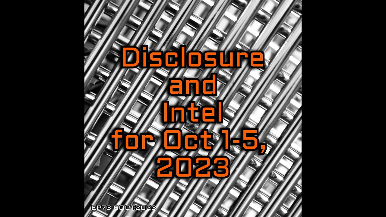 EP73: Intel and Disclosure