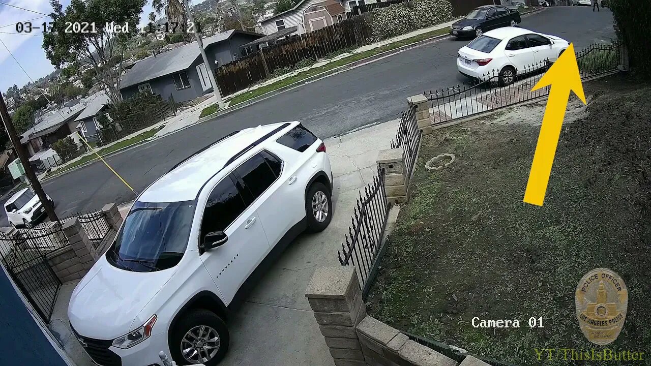 LAPD releases surveillance video of an off-duty officer-involved shooting