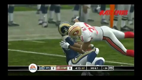 Madden 10 (49ers Franchise Year 1)Rams At 49ers Week 4🤔💯😳