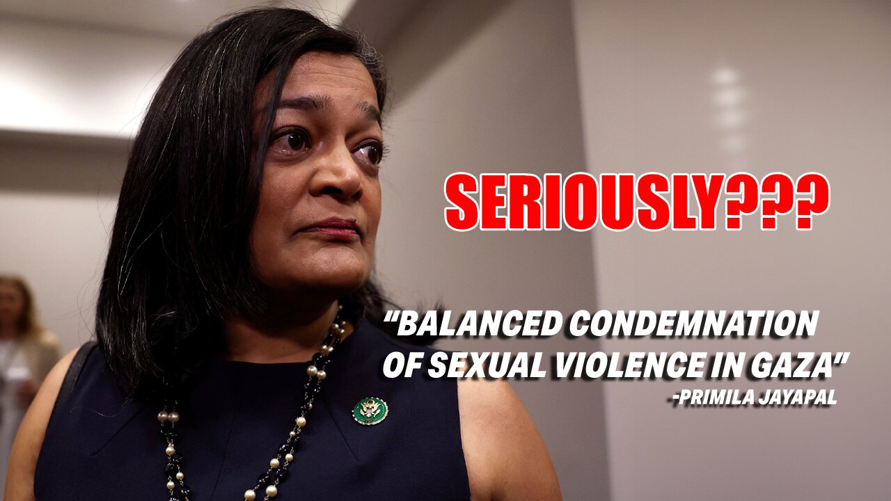 REP. JAYAPAL WAS REJECTED BY HOUSE FOR ASSERTING THAT ISRAELIS ARE COMMITTING VIOLENCE LIKE HAMAS