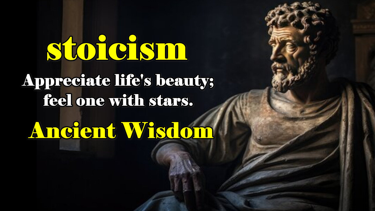 stoicism - Appreciate life's beauty; feel one with stars.