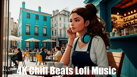 Chill Beats Music - Lofi Thank You | (AI) Audio Reactive Realistic | My Coffee